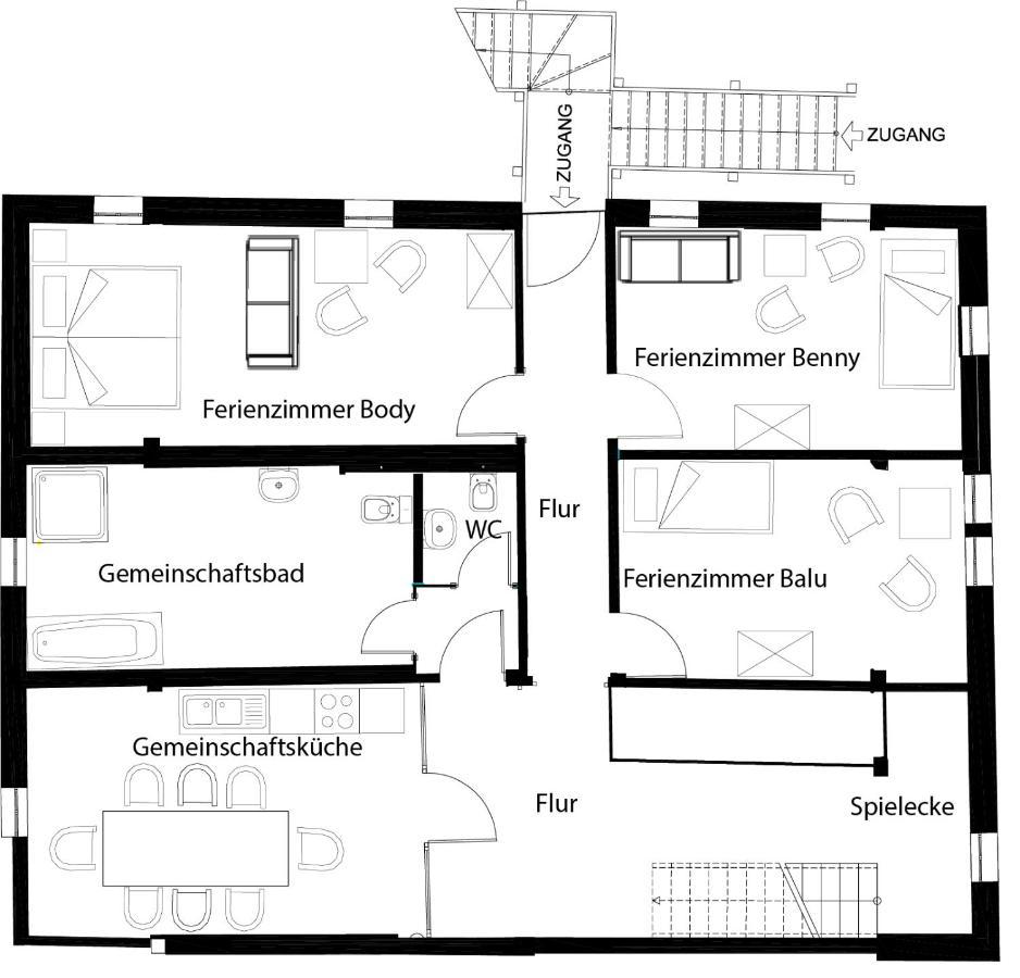 Pferdehof Am Burgsberg, Ferienzimmer, Monteurzimmer Seifhennersdorf 外观 照片